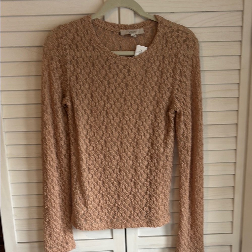 Loft Textured Tan Women's Top